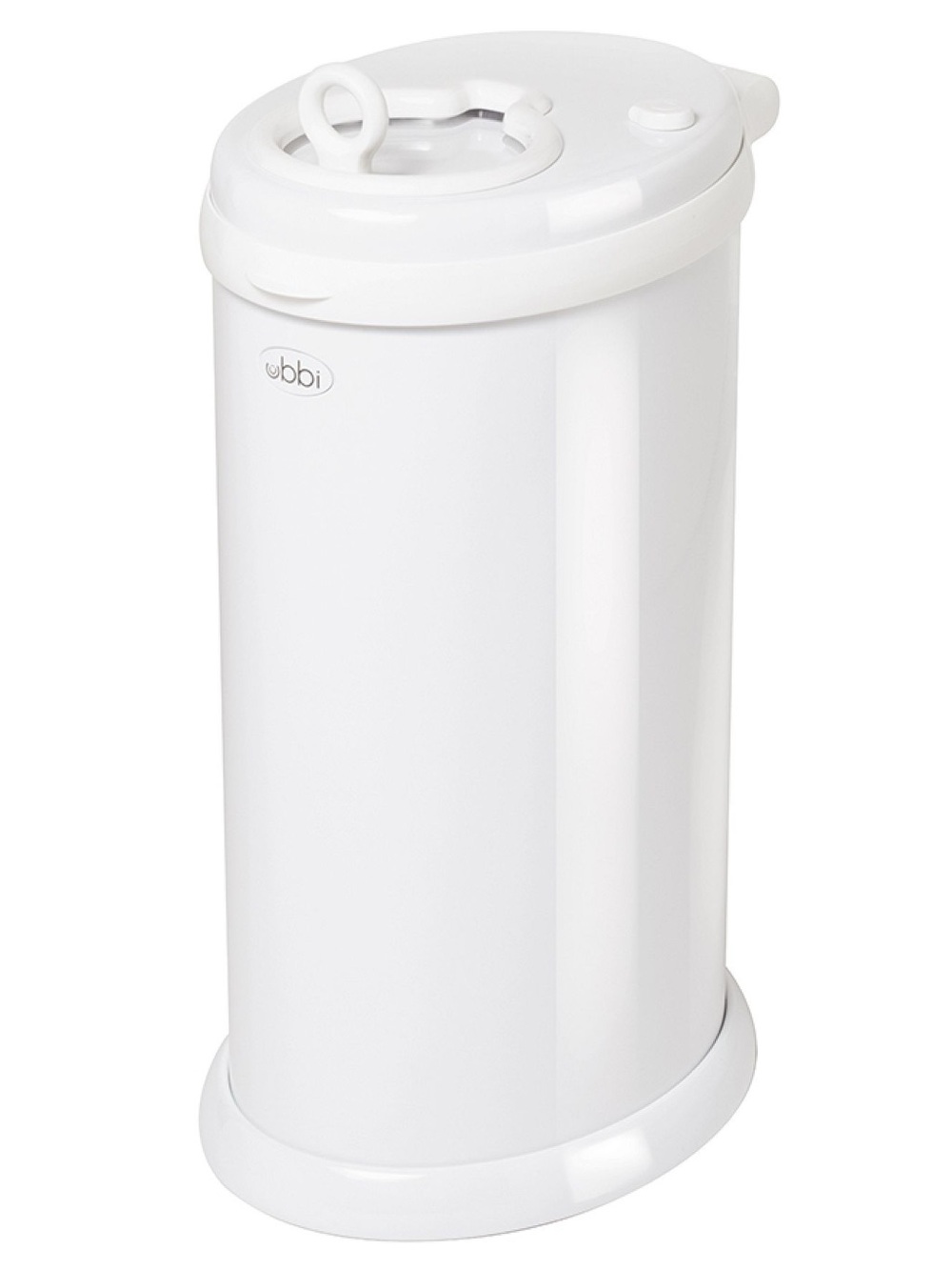 Ubbi Steel Diaper Pail - White